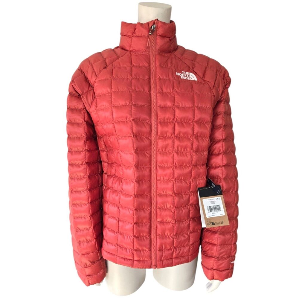 The North Face Womens Thermoball Puffer Jacket Medium Mars Dust Lightweight  NWT